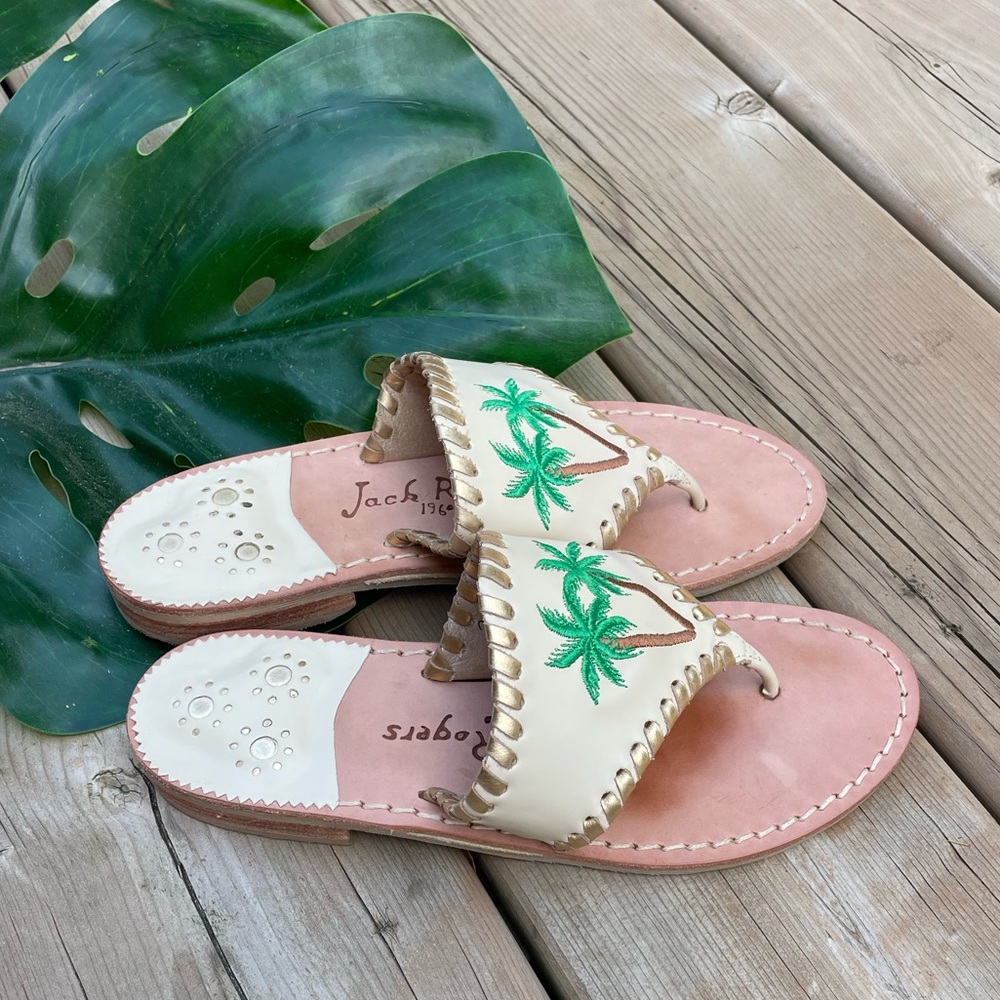 Jack rogers leather sandals